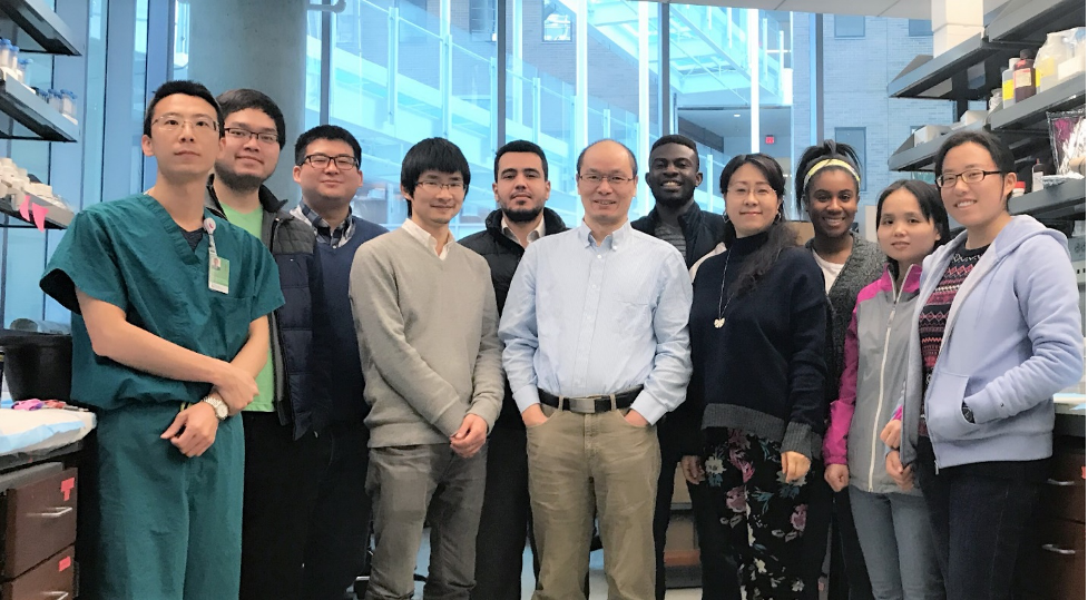 Group photo in Dr. Fan's Lab